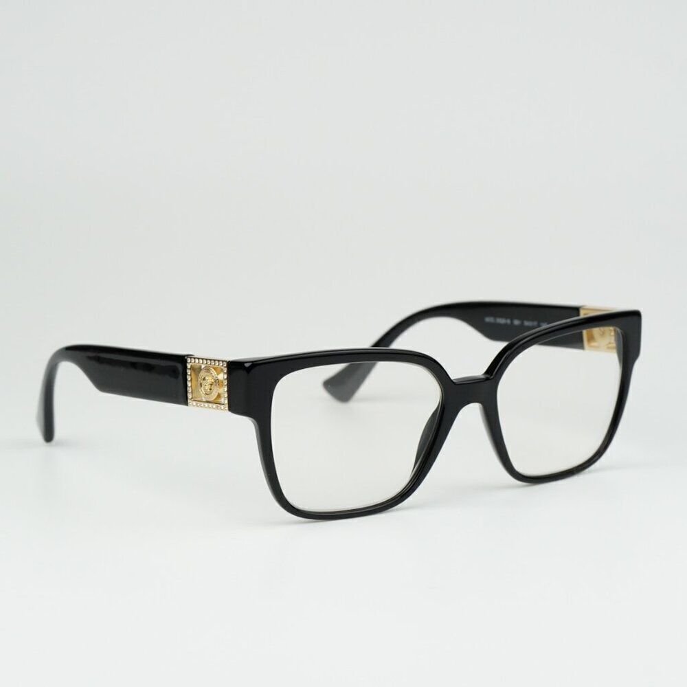 NEW Versace VE3329B GB1 Black Square Women Eyeglasses VE 3329B - Picture 5 of 10